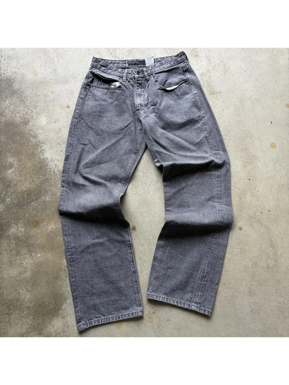 Rocawear Classic Fit Gray Denim Jeans W32